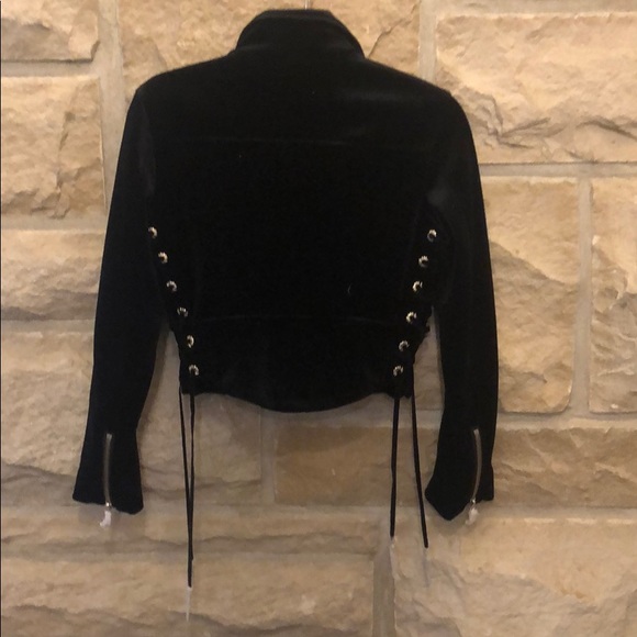 The Kooples Gummy Velvet Jacket - Picture 4 of 4